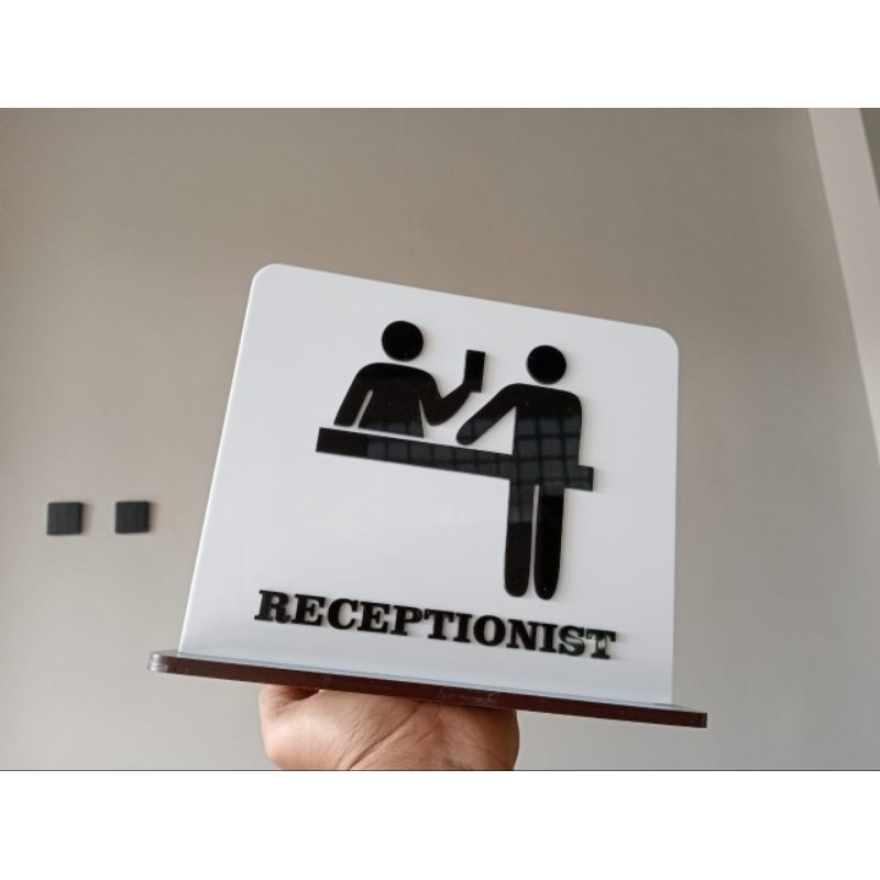 Jual Sign Table Akrilik Meja Resepsionis Timbul | Shopee Indonesia