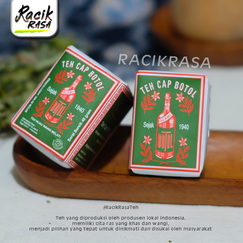 Jual RACIK RASA |[ ECERAN ] TEH CAP BOTOL HIJAU 40 GRAM TUBRUK TEH ...
