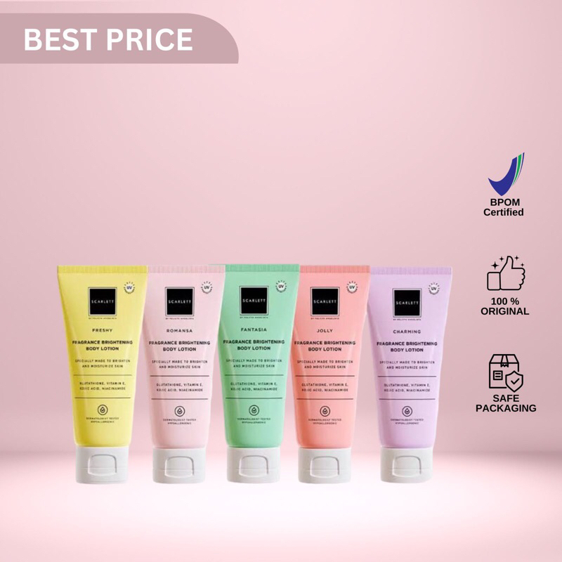 Jual Scarlett Whitening Body Lotion Tube Shopee Indonesia
