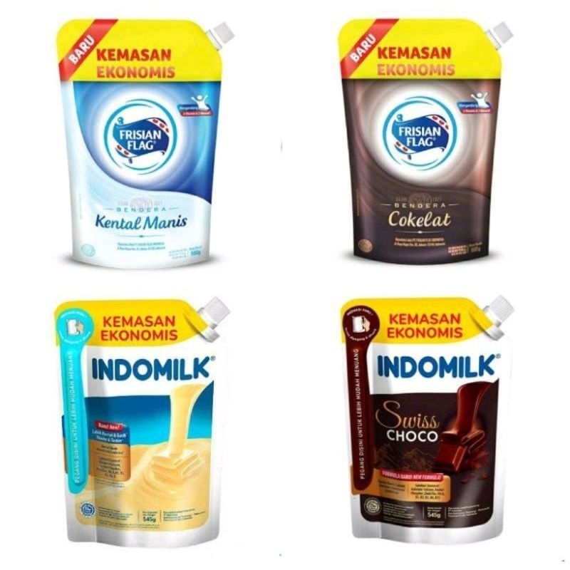 Jual Indomilk Krimer susu Kental Manis Putih skm FRISIAN FLAG / Susu