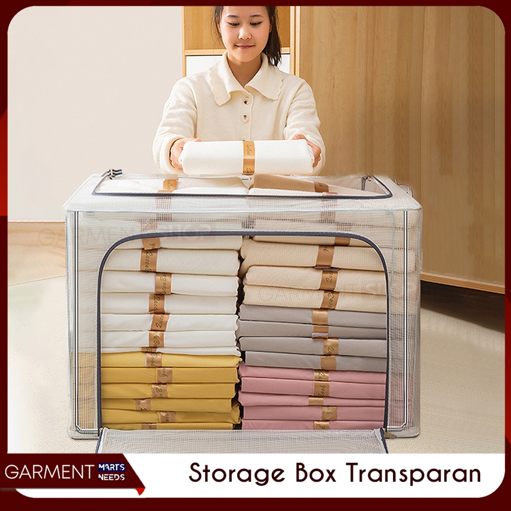 Jual Storage Box Organizer Tempat Penyimpanan Selimut Baju Serbaguna