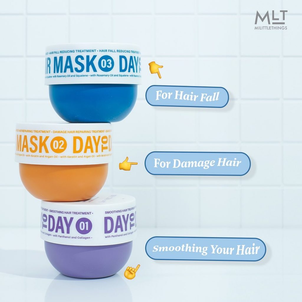 Jual Milittle things hair mask masker rambut 250gr 15gr | Shopee Indonesia