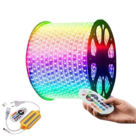 Jual CONTROLER LED STRIP RGB AC 220V/REMOTE LED STRIP RGB SMD 5050 ...