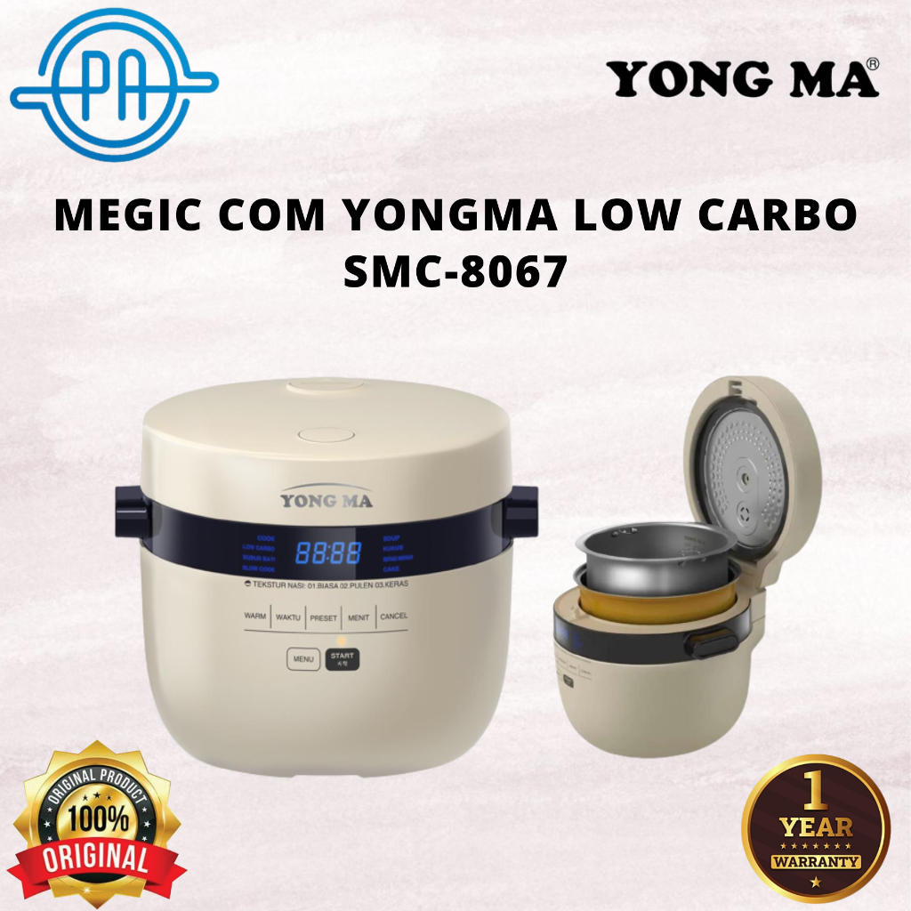 Jual MEGIC COM YONG MA SMC8067 RICE COOKER DIGITAL LOW CARBO LOW