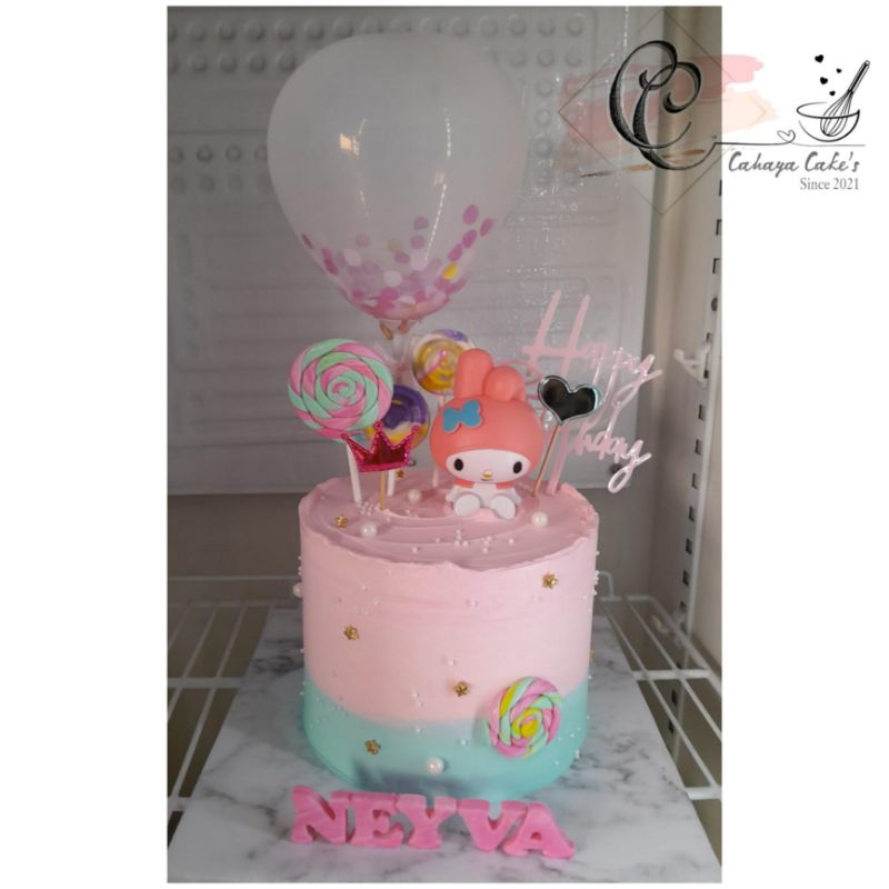 Jual Kue Ulang Tahun Melody Sanrio / Melody Cake / Sanrio Cake / Kue
