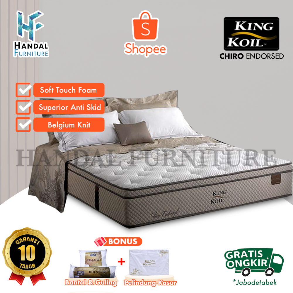 Jual King Koil Hanya Kasur Spring Bed Chiro Endorsed Shopee Indonesia