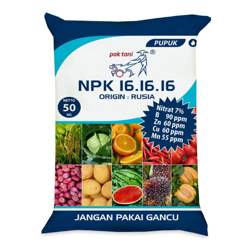 Pupuk NPK 16-16-16 Pak Tani 1KG
