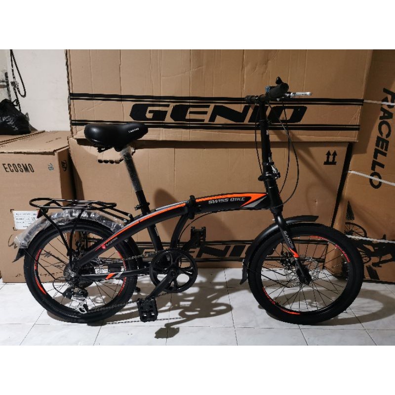 Jual SEPEDA LIPAT UKURAN 20 INCH SAKONI SWISS BIKE | Shopee Indonesia
