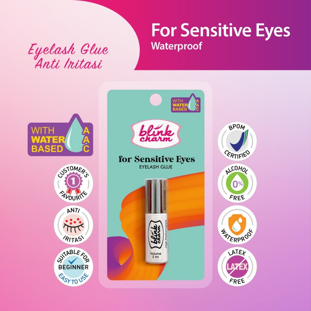Jual Blink Charm Eyelash Glue For Sensitive Eyes 2ML Shopee Indonesia