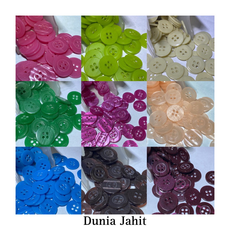Jual KANCING JAS UKURAN 24L atau 1,5 cm ISI 144 PCS | Shopee Indonesia