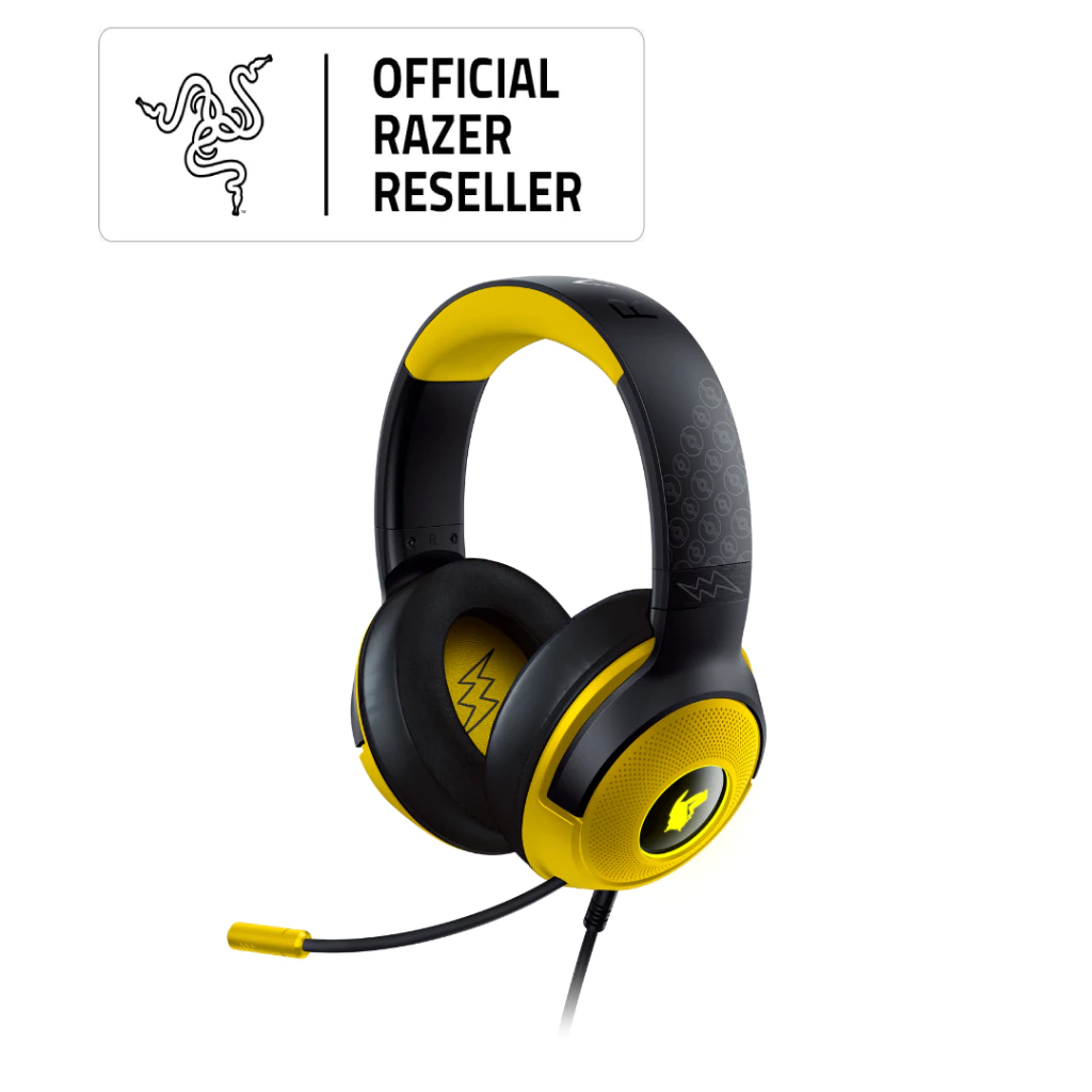 Razer Kraken V3 X Pokemon Edition Wired USB Gaming Headset