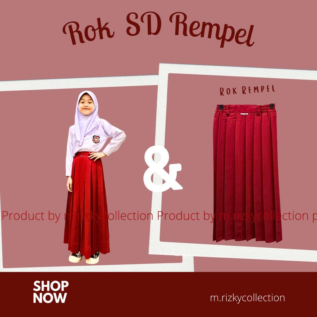 Jual SERAGAM SEKOLAH ROK SD SERAGAM SD ROK REMPEL ROK MERAH SD ROK ...