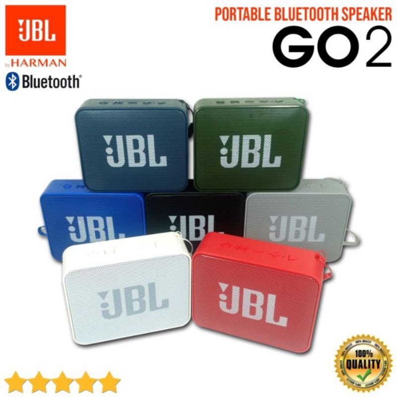 Jual Speaker Bluetooth Jbl Wireless GO 2 Super Bass Speaker Mini GO2 ...