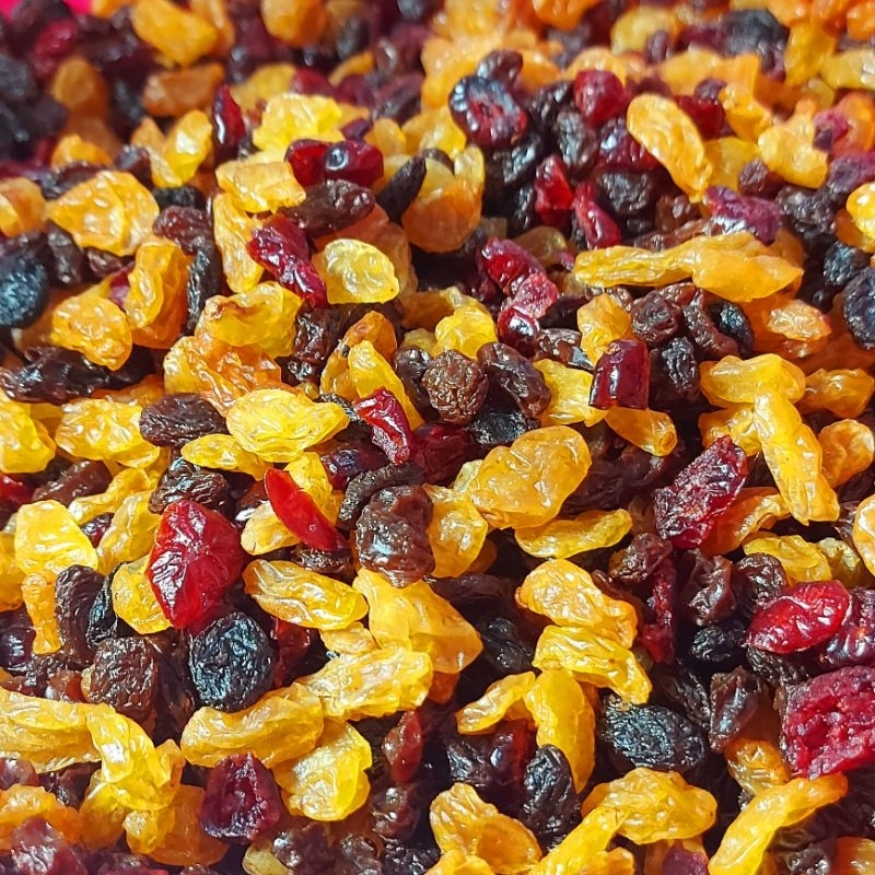 Jual Neo Craisin 1kg(Cranberry + Dark Raisin + Golden Raisin) Cemilan ...