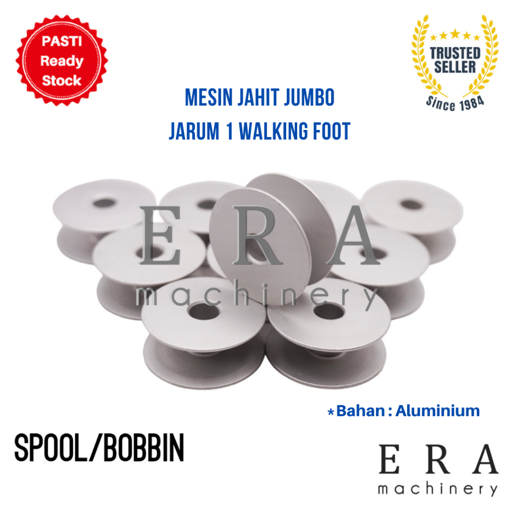 Jual Spul Spool Bobbin Jarum 1 JUMBO Alumunium Walking Foot Mesin Jahit ...