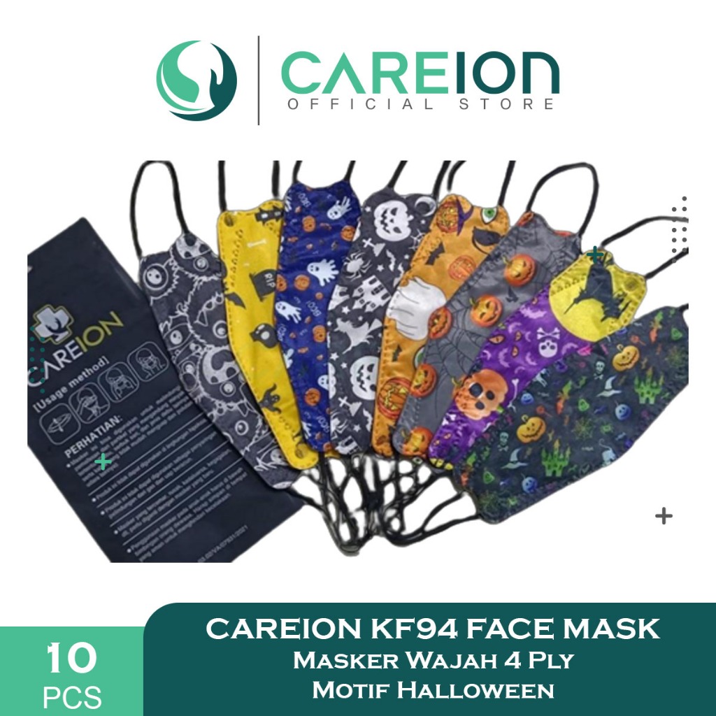 Jual Careion Masker Kf Ply Motif Isi Pcs Shopee Indonesia