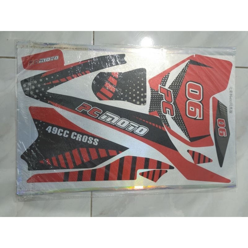 Jual Stiker mini trail PC-06 - PC-07 - Sticker mini trail PC06 dan PC07 ...