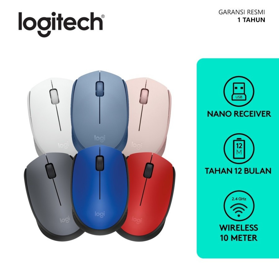 Jual LOGITECH M171 MOUSE WIRELESS USB M 171 ORIGINAL GARANSI RESMI ...