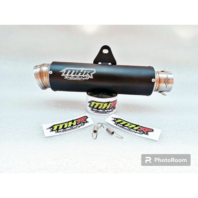 Jual Silincer MHR RACING Tipe CR 2 pro Black Doff Stainles | Shopee ...