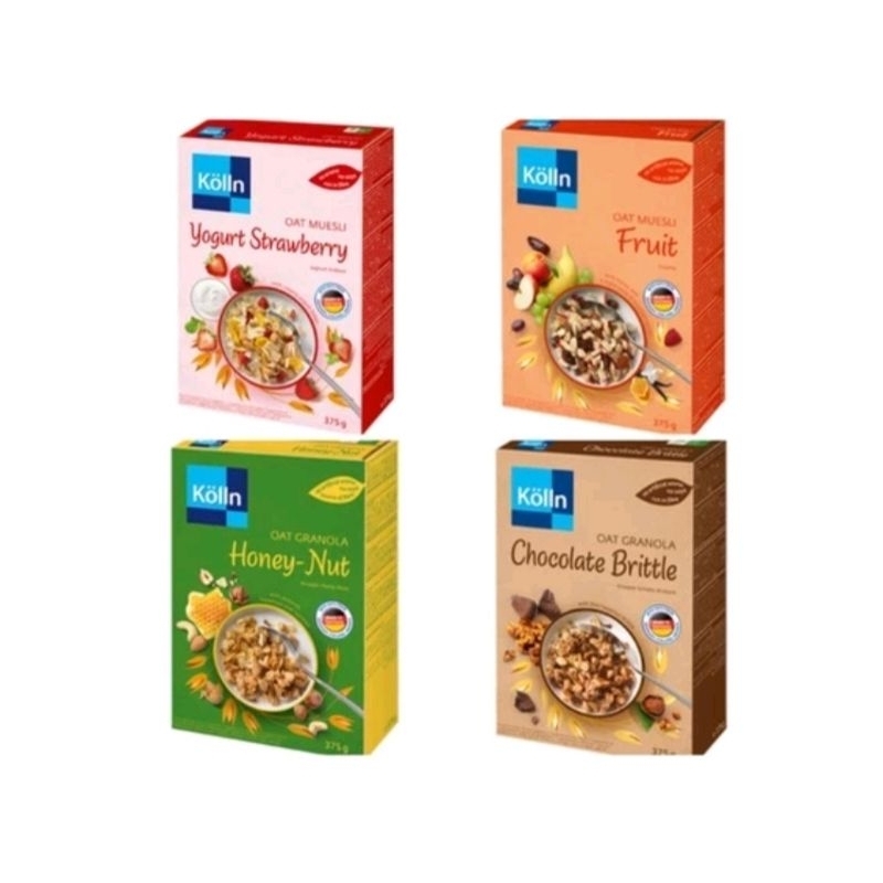 Jual Kolln Oat Muesli Chocolate Fruit Crunchy Choc Crunchy Classic