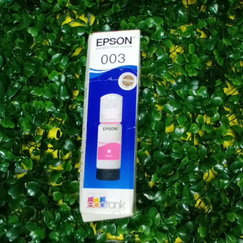 Jual Tinta Epson 003 T003 T 003 Original Hitam Biru Merah Kuning Li110 L1210 L3110 L3210 L3150 3300