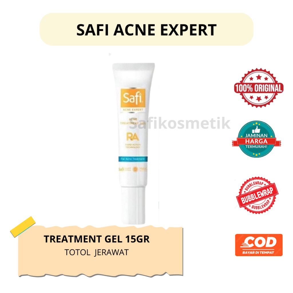 Jual Safi Acne Expert Oil Treatment Gel 15gr Kemasan Baru Shopee Indonesia 