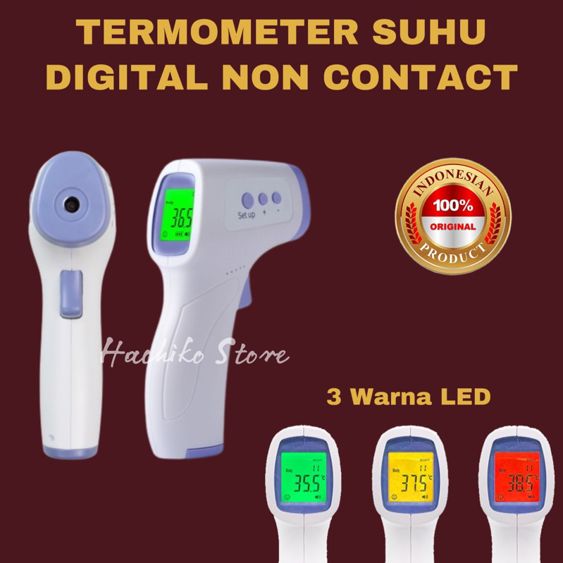 Jual Thermogun thermometer infrared Thermo gun GF-Z99Y layar 3 warna alat  ukur suhu badan