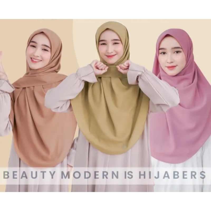 Jual Jilbab Segi Empat Oval Hijab Syar'i Segi Empat Oval Ceruty ...