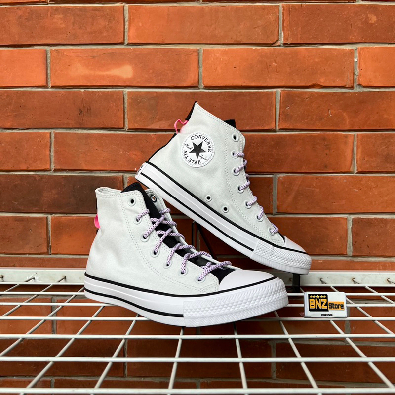 Converse CTAS Future Utility Unisex Sneakers-Moonbathe/Black/Oops Pink