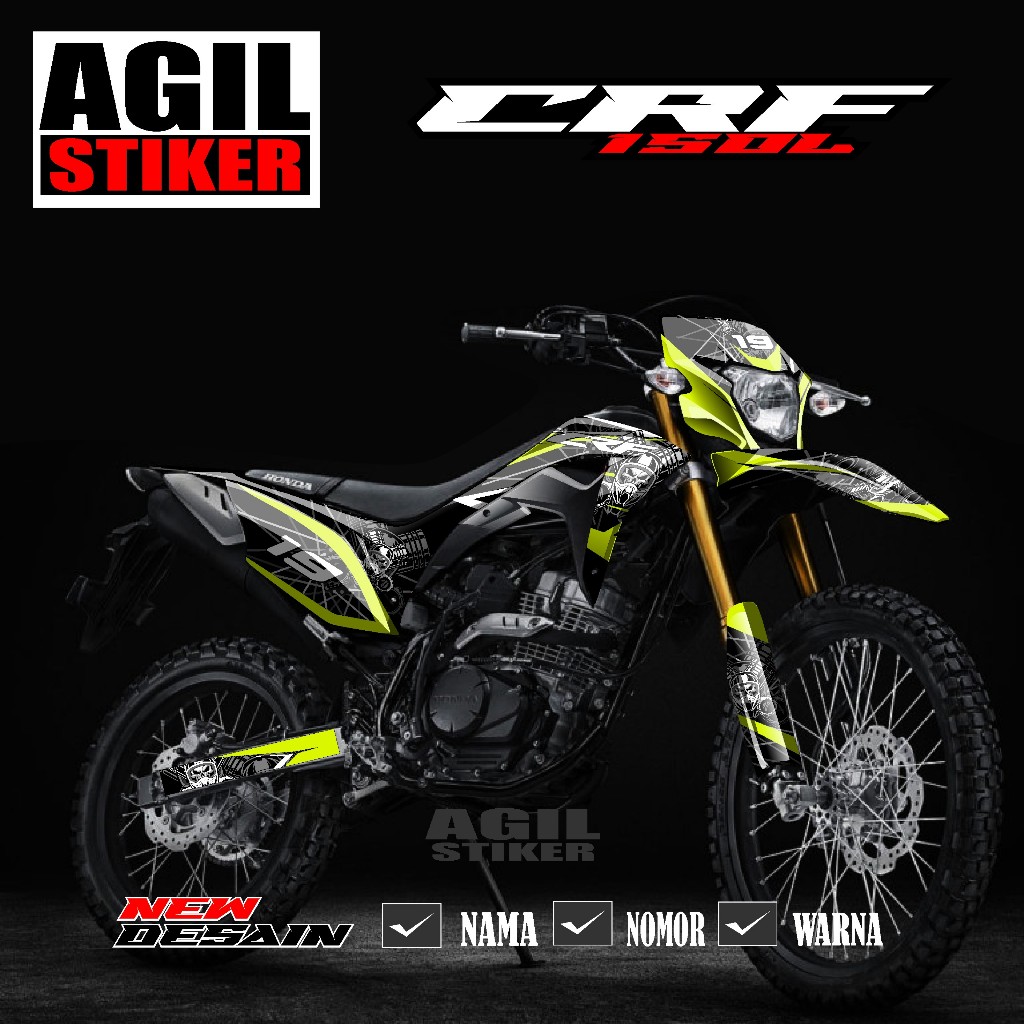 Jual Decal Sticker Crf L Fullbody Dekal Stiker Crf L Minimalis Shopee Indonesia