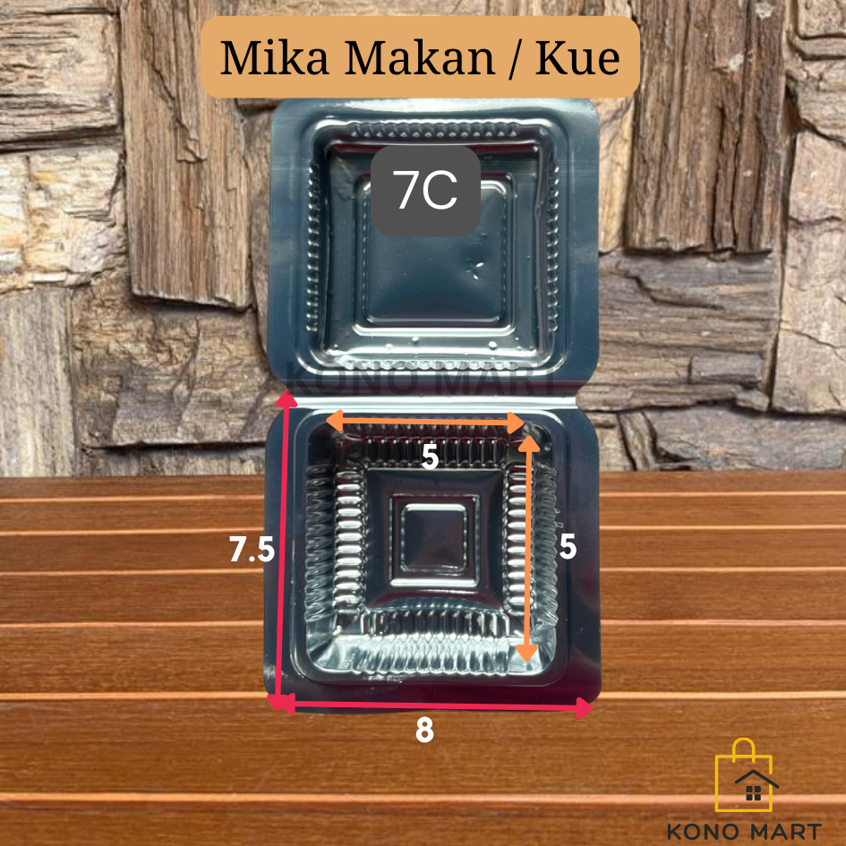 Jual MIKA PLASTIK KUE / MIKA MAKANAN 7C 6C 5L 5T 4L 3T 2A 2B / MIKA ...