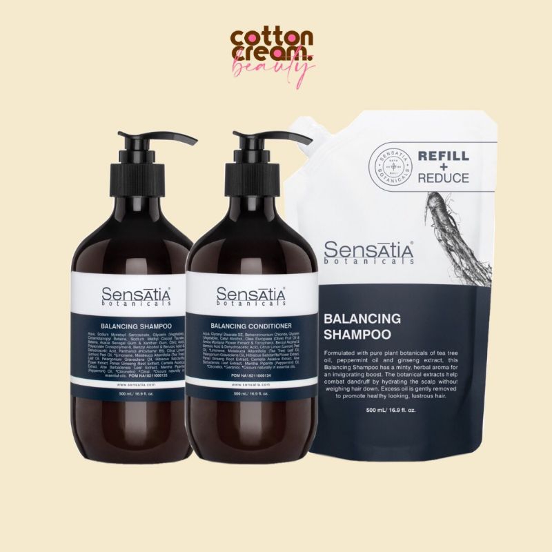 Sensatia Botanicals Balancing Shampoo & Conditioner 500ml