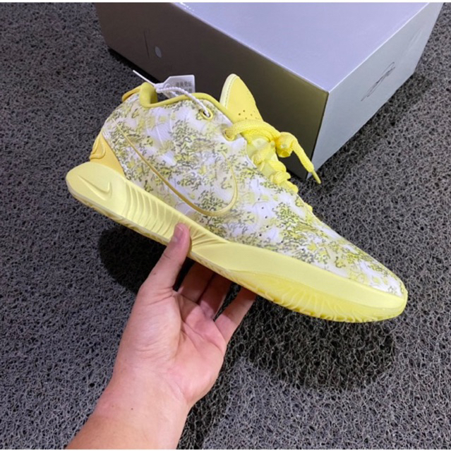 Jual (Size 40-46) Lebron 21 Yellow Marble / Sepatu basket | Shopee ...