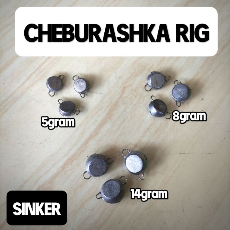 Jual SINKER for CHEBURASHKA RIG (pemberat timah pancing) | Shopee Indonesia