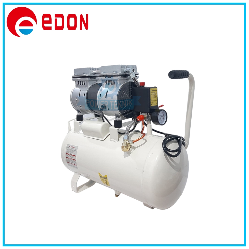 Jual Air Compressor Silent 3/4 HP 25 Liter EDON ED550-25L Kompresor ...