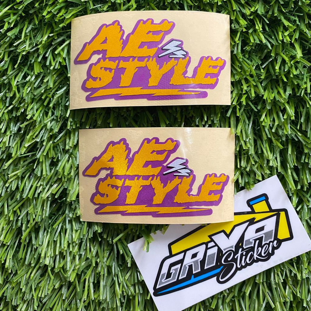 Jual stiker AE STYLE sticker cutting bukan printing | Shopee Indonesia