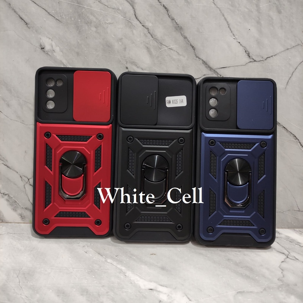 Jual Case Armor Transformer Slide + Ring Samsung A02s A03 A03 Core A03s ...