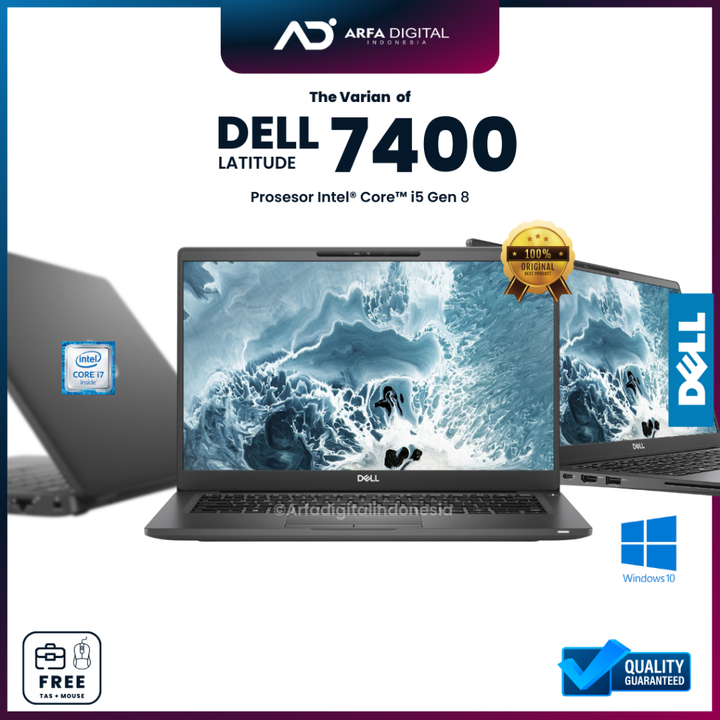 Jual Laptop Dell Latitude E7400 Core I5 Gen 8 RAM 8GB SSD 256GB Second ...
