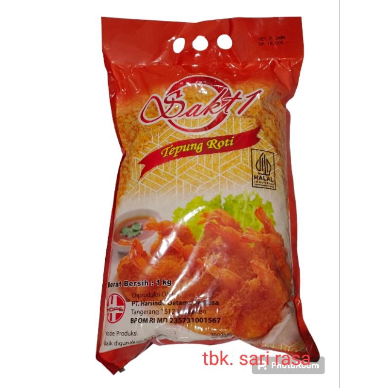 Jual Tepung Roti Sakti 1 kg Bread Crumb 1kg Tepung Panir Sakt1 | Shopee ...