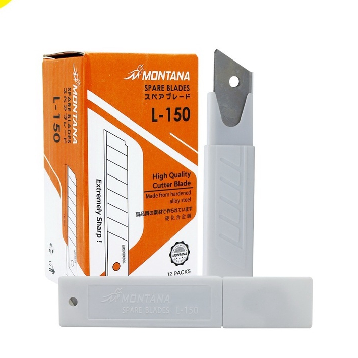 Jual Isi Cutter Besar Montana Stainless 1 Tube isi 5 pcs Refill bagus ...