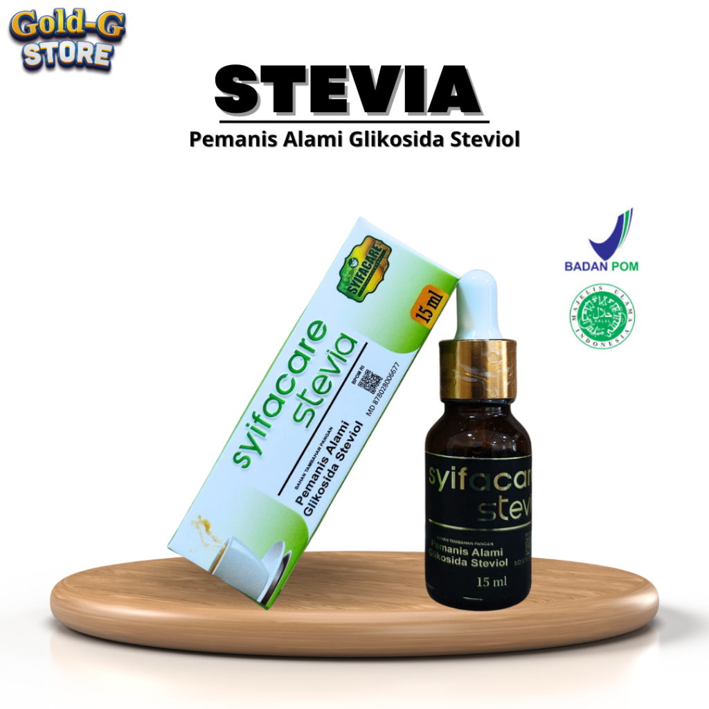 Jual Stevia Stefia Pemanis Alami Glikosida Steviol Nol Kalori 15 Ml