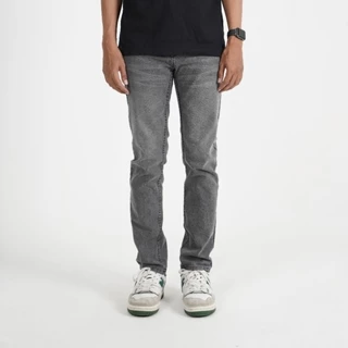 Fairgoods Celana Jeans Panjang Wisker Grey Slimfit