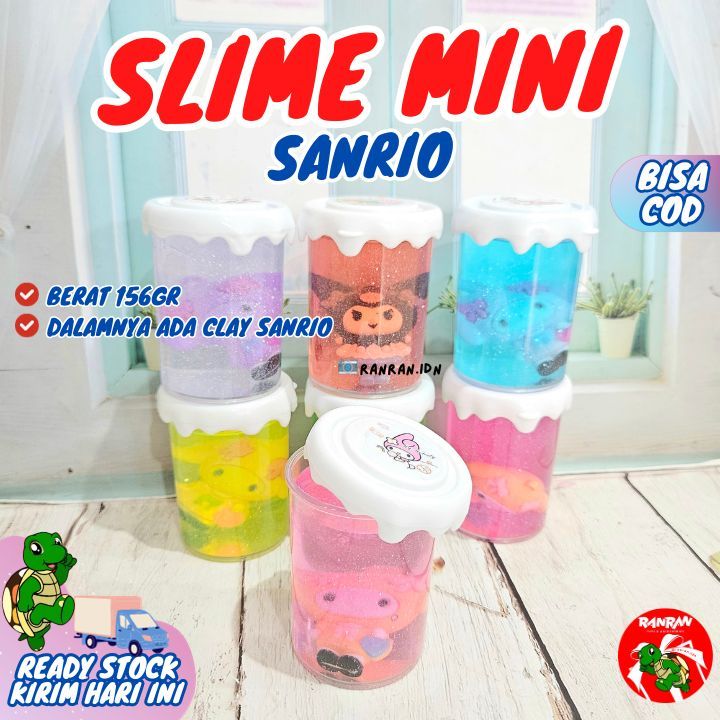 Jual Slime Mini Sanrio Unik 156gr/Slime Lucu/ Slime Soft | Shopee Indonesia