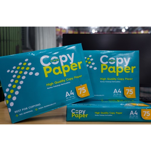 Jual Copy Paper A4 75 Gr Kertas Hvs Print Fotocopy A4 75gsm Shopee