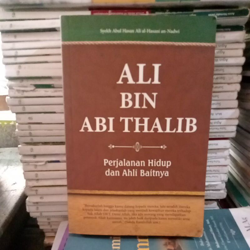 Jual ALI BIN ABI THALIB Perjalanan Hidup dan Ahli Baitnya-Syekh Abdul ...