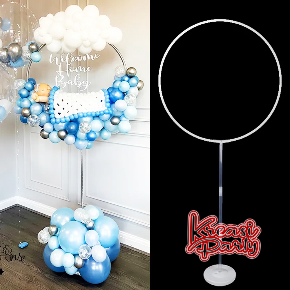 Jual Standing Tiang Dekorasi Balon Bulat / Standing Balon Bentuk