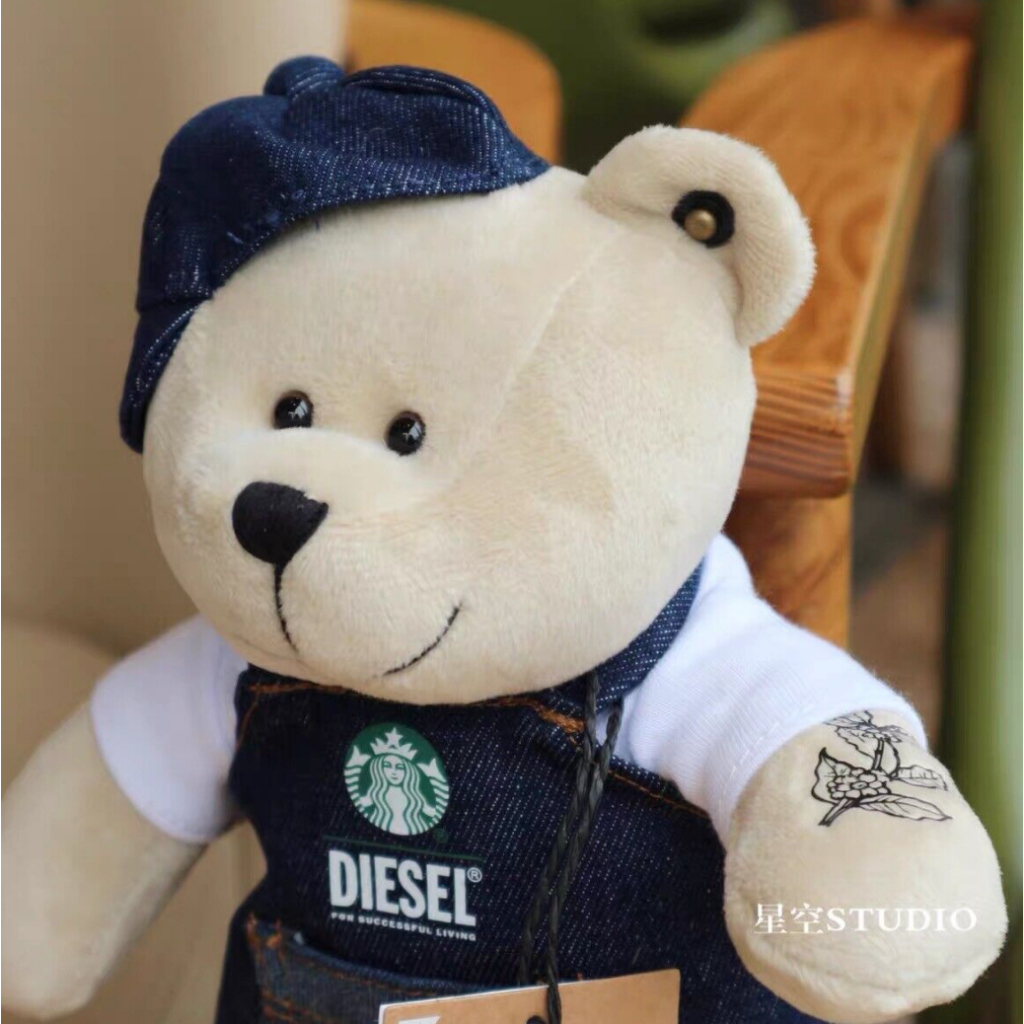 今季一番 China Starbucks Jual Diesel Edition Limited Bearista Bear ぬいぐるみ