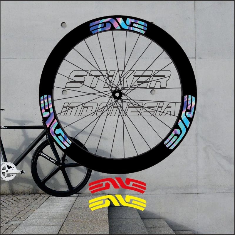 Jual stiker velg 700 c sticker rims enve fixie roadbike harga perbiji ...