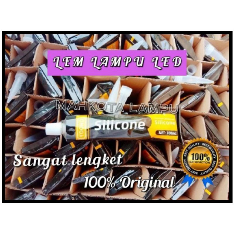 Jual LEM LED SILICONE / LEM LED AC / LEM LAMPU LED | Shopee Indonesia