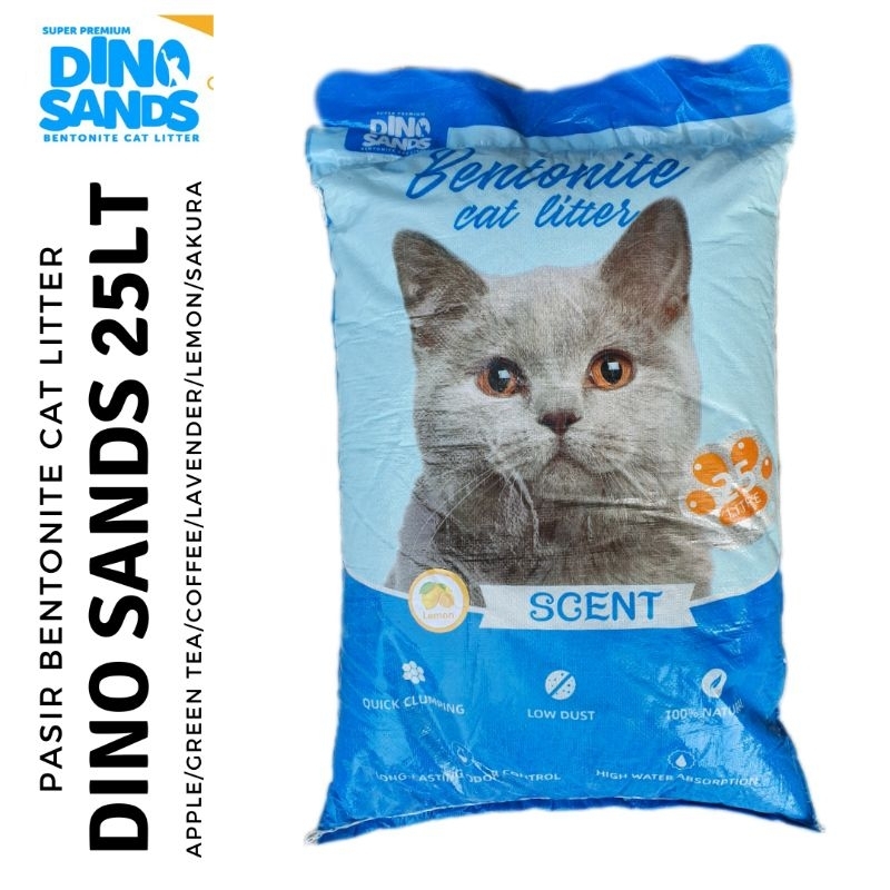 Jual DINO CAT SAND 25lt Bentonite Cat Litter Sands Pasir Kucing